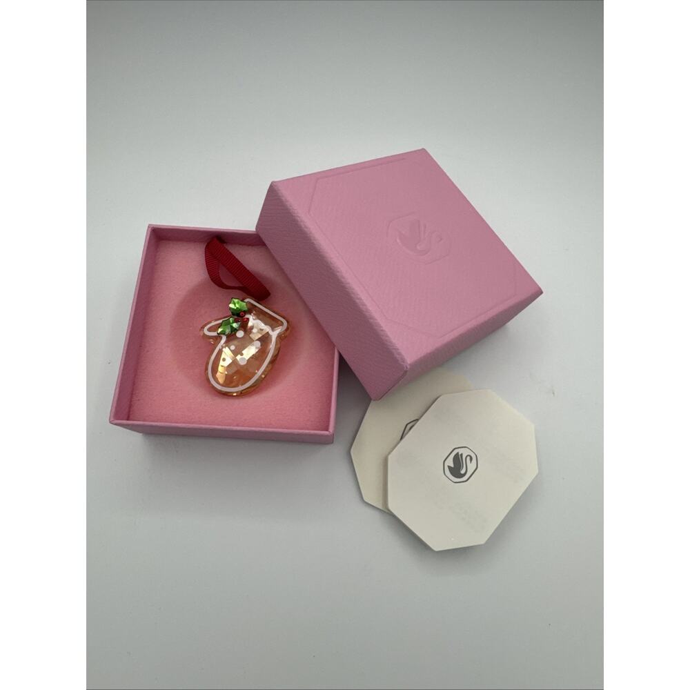 Swarovski Holiday Cheers Gingerbread Glove Ornament #5656276 New in Box $95